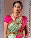 KP 4015 Soft Lichi Silk Cloth With Jacquard Work Saree Wholesale Market In Surat With Price
